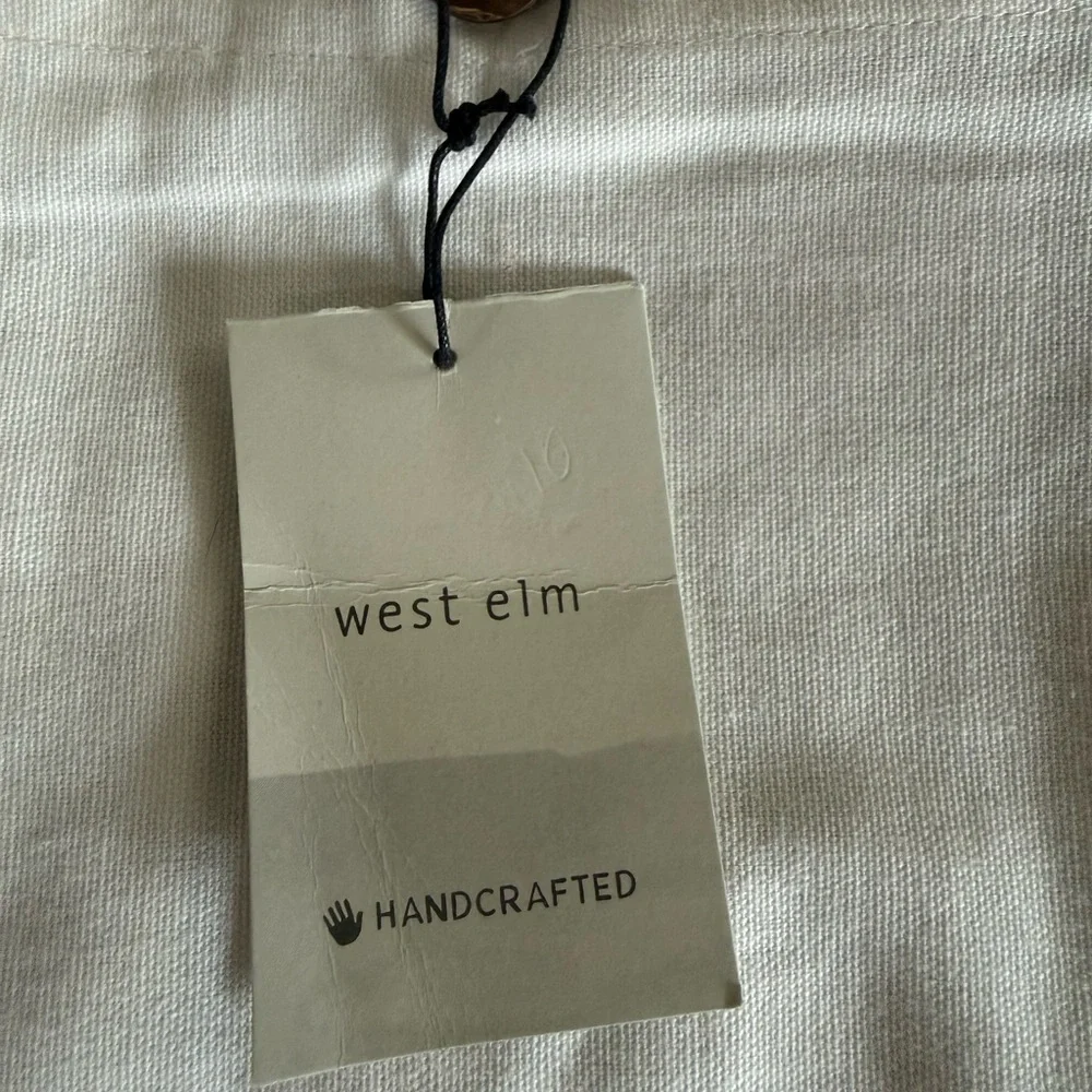 WEST ELM Handcrafted embroidered beaded metallic Pillow Cover 18in x18in